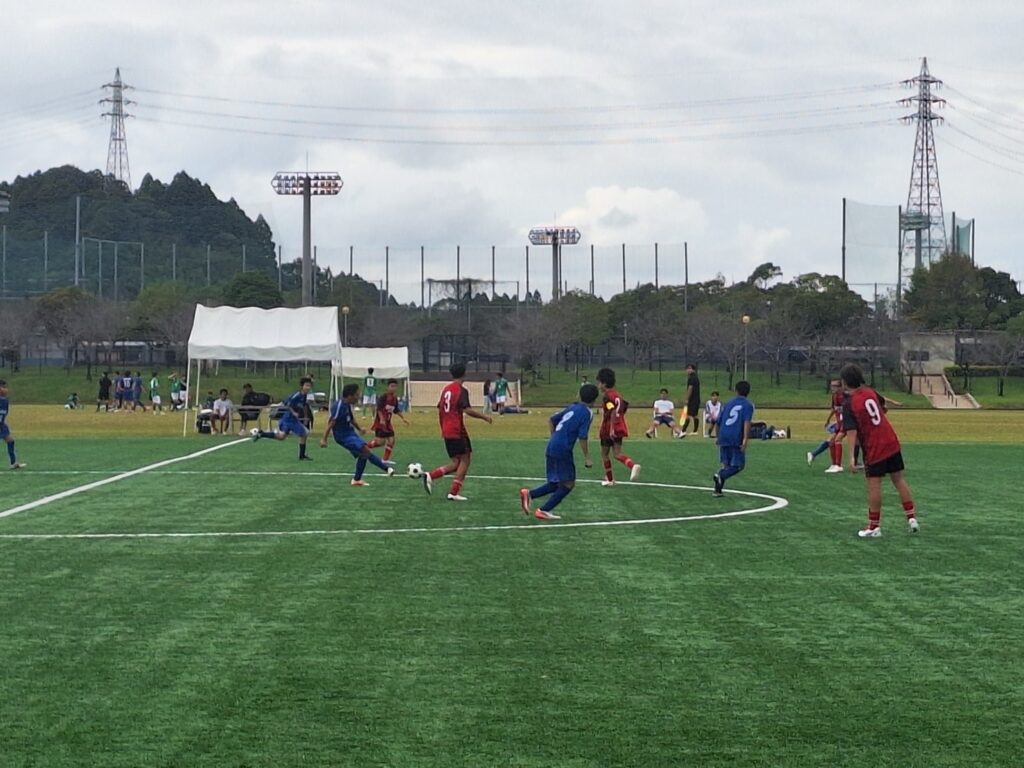 息子の試合観戦でした。